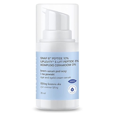 Mohani Liftingująco-ujędrniające serum-krem pod oczy i na powieki z peptydami i ceramidami 15ml Mohani Liftingująco-ujędrniające serum-krem pod oczy i na powieki z peptydami i ceramidami 15ml