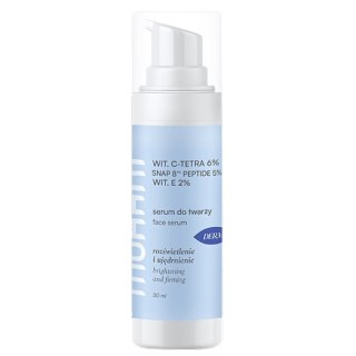 Mohani Napinająco-rozświetlające serum do twarzy z ultrastabilną witaminą C TETRA 6% neuropeptydem SNAP 8™ Peptide 5% i witaminą E 2% 3