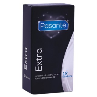 Pasante Extra prezerwatywy z dodatkowym lubrykantem 12szt