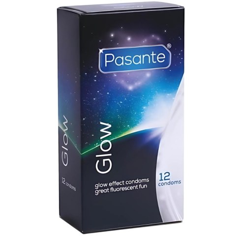 Pasante Glow prezerwatywy świecące w ciemności 12szt