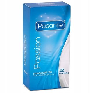 Pasante Passion prezerwatywy prążkowane 12szt