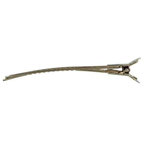 Poniks Klipsy Metalowe Fryzjerskie Do Włosów Duże Srebrne Klamry 6szt 12cm Poniks Klipsy Metalowe Fryzjerskie Do Włosów Duże Srebrne Klamry 6szt 12cm