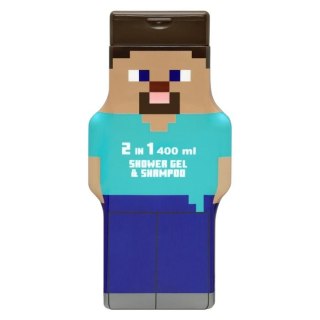 Air-Val Minecraft Steve 2in1 Shower Gel & Shampoo żel pod prysznic i szampon dla dzieci 400ml