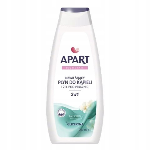Apart Natural Double Care żel pod prysznic i płyn do kąpieli 2w1 Białe kwiaty 900ml Apart Natural Double Care żel pod prysznic i płyn do kąpieli 2w1 Białe kwiaty 900ml