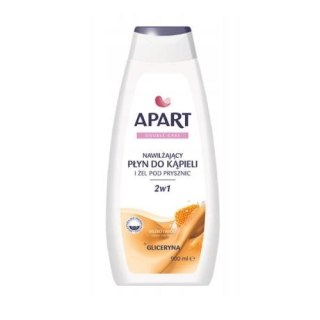 Apart Natural Double Care żel pod prysznic i płyn do kąpieli 2w1 Mleko i Miód 900ml
