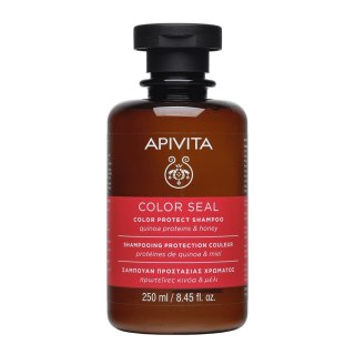 Apivita Color Seal Color Protect Shampoo szampon chroniący kolor z Proteinami Quinoa i Miodem 250ml