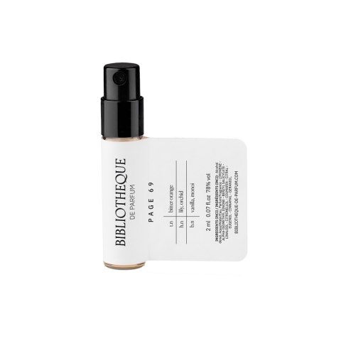 Bibliotheque de Parfum Page 69 woda perfumowana spray próbka 2ml