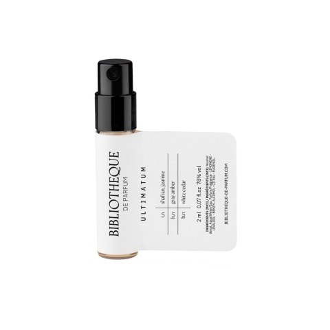 Bibliotheque de Parfum Ultimatum woda perfumowana spray próbka 2ml