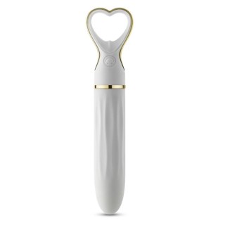 Blush Delice Heartthrob Silicone Bullet Vibrator wibrator z rączką w kształcie serca Whithe Bouquet