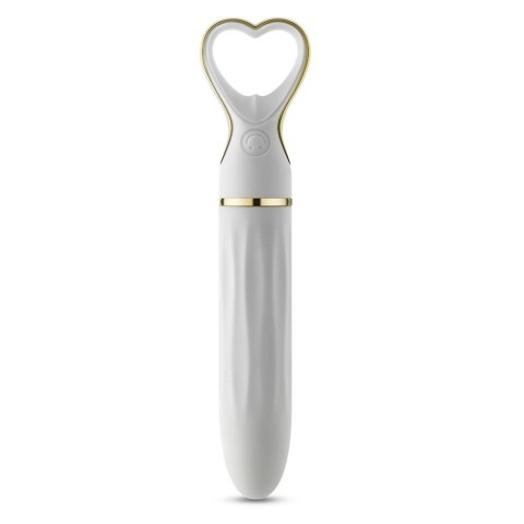 Blush Delice Heartthrob Silicone Bullet Vibrator wibrator z rączką w kształcie serca Whithe Bouquet