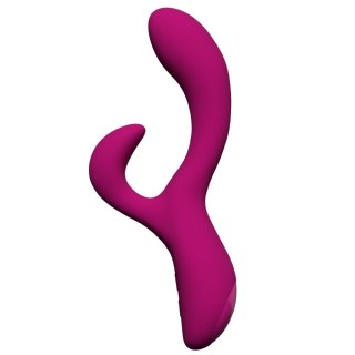 Blush Quinn Rabbit Vibrator podgrzewany podwójny wibrator Burgundy