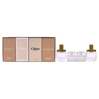 Chloe Les Parfums zestaw Nomade woda toaletowa 5ml + Rose Tangerine woda toaletowa 5ml+ Chloe woda perfumowana 5ml+ Nomade woda perfum