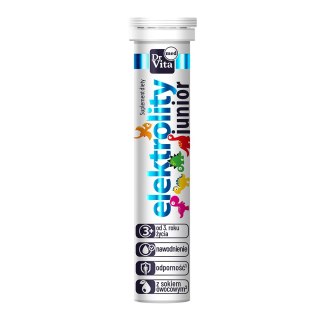 Dr Vita Elektrolity Junior suplement diety 20 tabletek musujących
