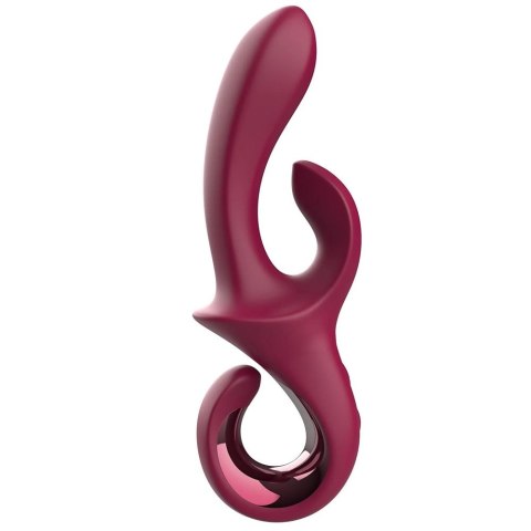 Dream Toys Glam Duo Vibrator wibrator duo z powiększoną główką Czerwony