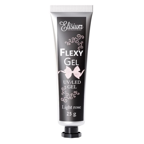 Elisium Flexy Gel żel do przedłużania paznokci Light Rose 25g