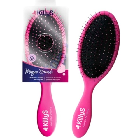 KillyS Magic Brush Szczotka do Włosów Różowa