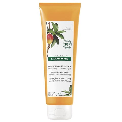 Klorane Nourishing Leave-In Cream odżywczy krem bez spłukiwania z mango 125ml Klorane Nourishing Leave-In Cream odżywczy krem bez spłukiwania z mango 125ml