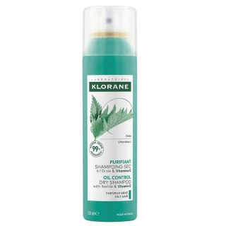 Klorane Oil Control Dry Shampoo suchy szampon z pokrzywą i witaminą E 150ml