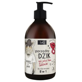 LaQ Żel pod prysznic 8w1 Porządny dzik 500ml