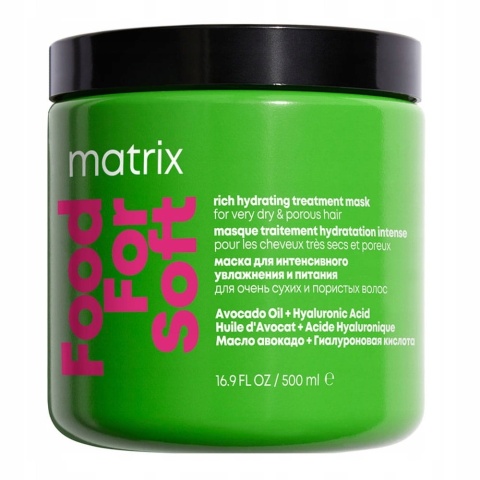 Matrix Food For Soft intensywnie nawilżająca maska do włosów suchych 500ml