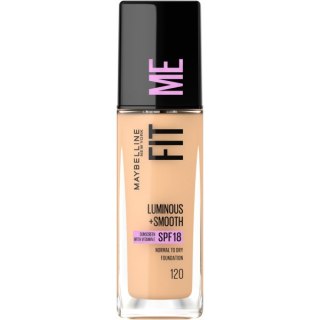 Maybelline Fit Me Luminous + Smooth Foundation rozświetlający podkład do twarzy 120 Classic Ivory 30ml