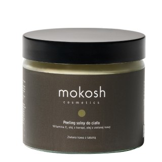 Mokosh Peeling solny do ciała Zielona kawa z tabaką 300g