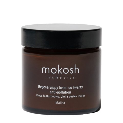 Mokosh Regenerujący krem do twarzy anti-pollution Malina 60ml