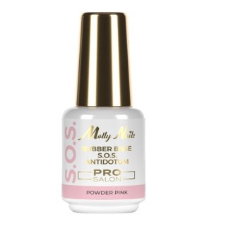 Molly Nails S.O.S. Antidotum Pro Salon baza kauczukowa do manicure pedicure i ozdób Powder Pink 15g