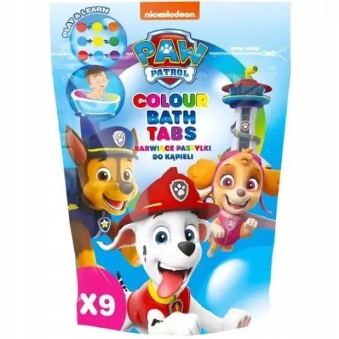 Paw Patrol Barwinki koloryzujące do kąpieli 144g Paw Patrol Barwinki koloryzujące do kąpieli 144g