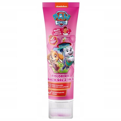 Paw Patrol Koloryzująca farbka do kąpieli Strawberry Yogurt 150ml Paw Patrol Koloryzująca farbka do kąpieli Strawberry Yogurt 150ml
