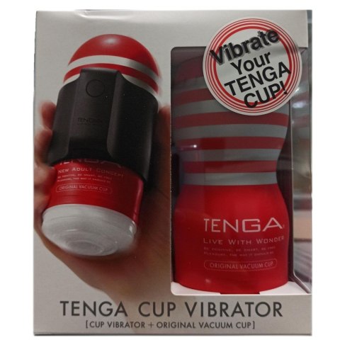 TENGA Cup Vibrator zestaw Cup Vibrator wibrator kubkowy + moduł wibracyjny do masturbatorów