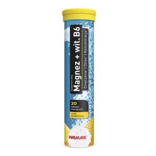 WALMARK Magnez + Witamina B6 suplement diety 20 tabletek musujących