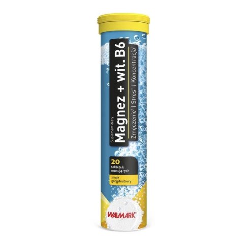 WALMARK Magnez + Witamina B6 suplement diety 20 tabletek musujących