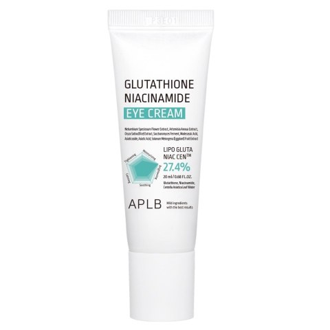 APLB Glutathione Niacinamide Eye Cream rozjaśniający krem pod oczy 20ml