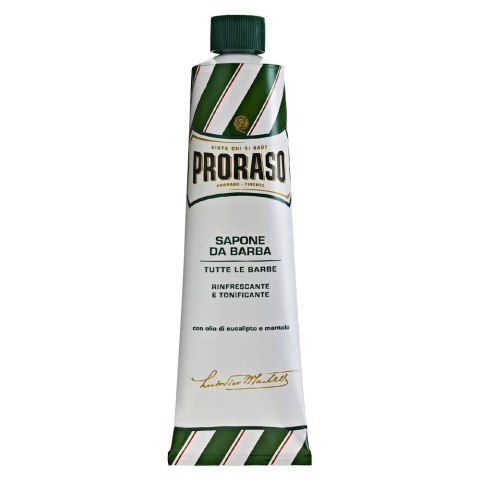 Proraso Sapone Da Barba odświeżające mydło do golenia z olejkiem eukaliptusowym i mentolem 150ml