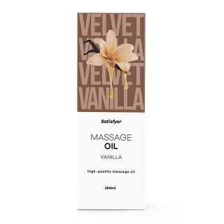 Satisfyer High-Quality Massage Oil olejek do masażu Vanilla 250ml