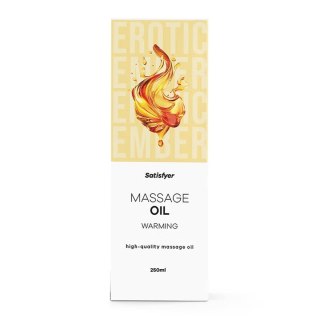 Satisfyer High-Quality Massage Oil olejek do masażu Warming 250ml