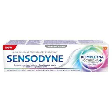 Sensodyne Kompletna Ochrona+ pasta do zębów z fluorkiem 75ml