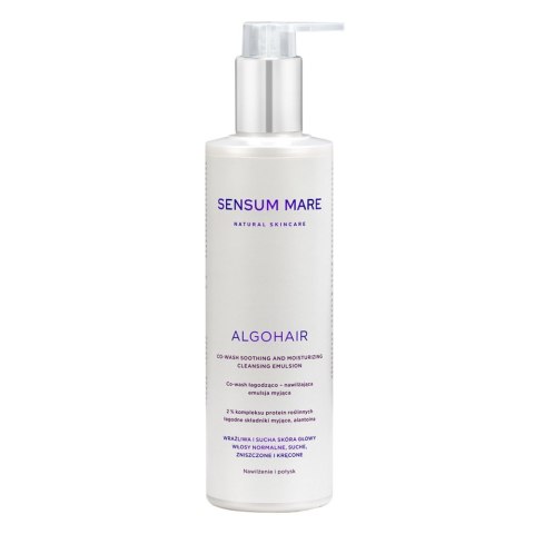 Sensum Mare Algohair co-Wash łagodząco-nawilżająca emulsja myjąca dla wrażliwej i suchej skóry głowy 250ml