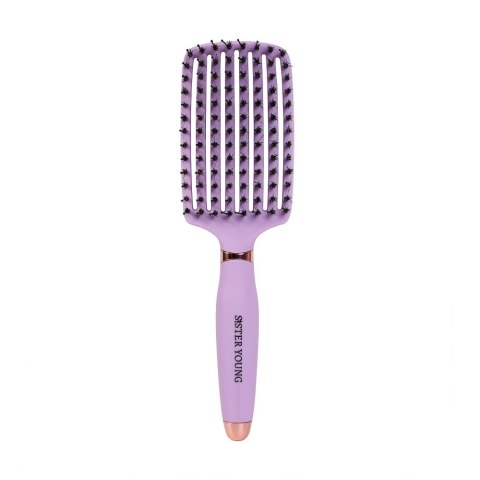 Sister Young Ovia Hair Brush szczotka do włosów z włosiem dzika Liliac