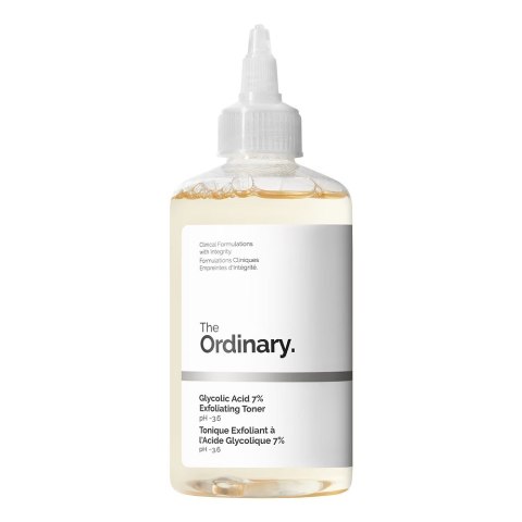 The Ordinary Glycolic Acid 7% Exfoliating Toner tonik złuszczający z kwasem glikolowym 240ml