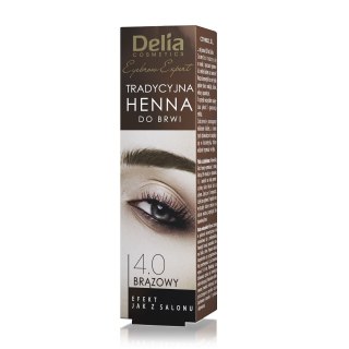 Delia Eyebrow Expert tradycyjna henna do brwi 4.0 Brąz 2g