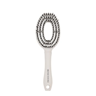 Sister Young Coco Hair Brush szczotka do włosów z włosiem dzika White