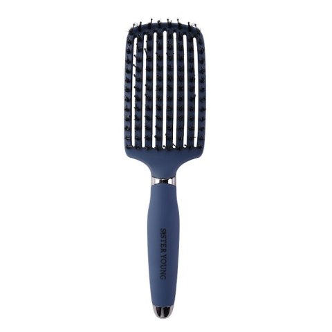 Sister Young Ovia Hair Brush szczotka do włosów z włosiem dzika Blue