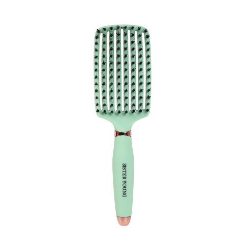 Sister Young Ovia Hair Brush szczotka do włosów z włosiem dzika Fresh Mint