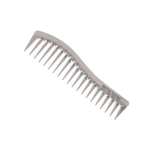 Sister Young Zuri Styling Hair Comb grzebień do włosów Silver