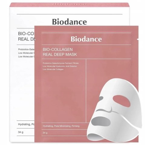Biodance Bio-Collagen Real Deep Mask maska do twarzy w płachcie 4x34g