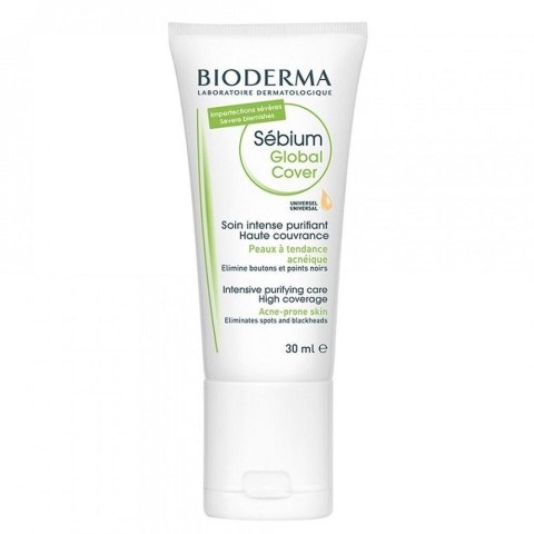 Bioderma Sebium Global Cover krem koloryzujący przeciwtrądzikowy do twarzy 30ml