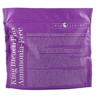 Bioelixire Expert King Bleach Plus Rozjaśniacz Fioletowy Bez Amoniaku z Zapachem Lawendowym 9 500 g