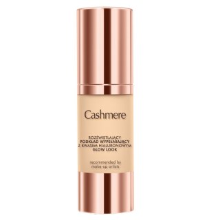 Cashmere Glow Look rozświetlający podkład wypełniający z kwasem hialuronowym Natural 30ml